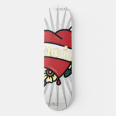 TechNoir "Bleeding Heart" Limited Deck Persoonlijk Skateboard (Voorkant)
