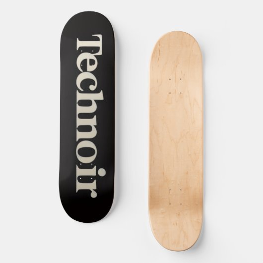 TechNoir-deck Persoonlijk Skateboard (Voorkant)