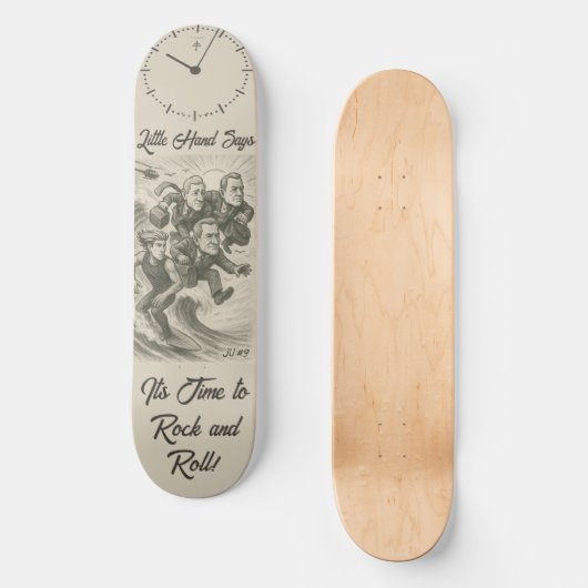 TechNoir Limited "Rock & Roll" Skateboard Deck (Voorkant)