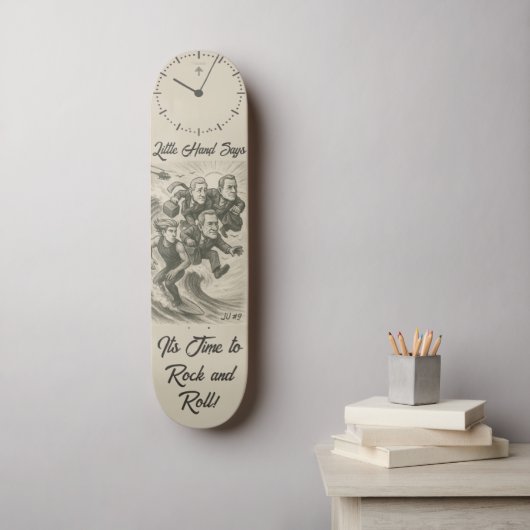 TechNoir Limited "Rock & Roll" Skateboard Deck (Muurkunst)