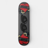 TechNoir "Miss You Pop" Limited Skateboard Deck (Voorkant)