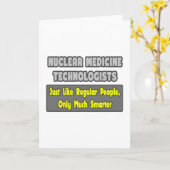 Technologen op het gebied van nucleaire geneeskund kaart (Gele Bloem)