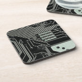 Technologie Black Circuit Board Drankjes Onderzetter (Linkerzijde)