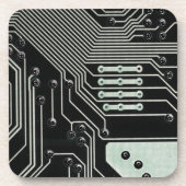 Technologie Black Circuit Board Drankjes Onderzetter (Voorkant)