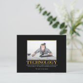 Technologie-Briefkaart Briefkaart (Staand voorkant)