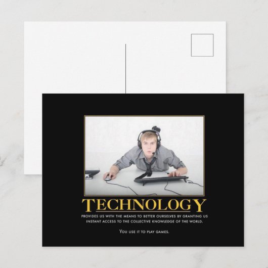 Technologie-Briefkaart Briefkaart (Voorkant / Achterkant)