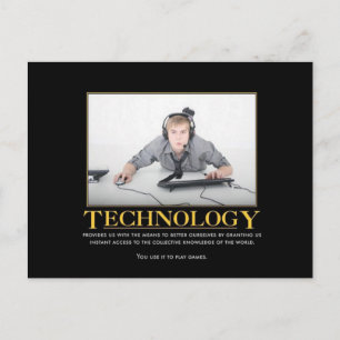 Technologie-Briefkaart Briefkaart