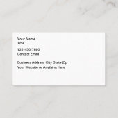 Technologie en wereldwijde zakelijke dienstverleni visitekaartje (Achterkant)