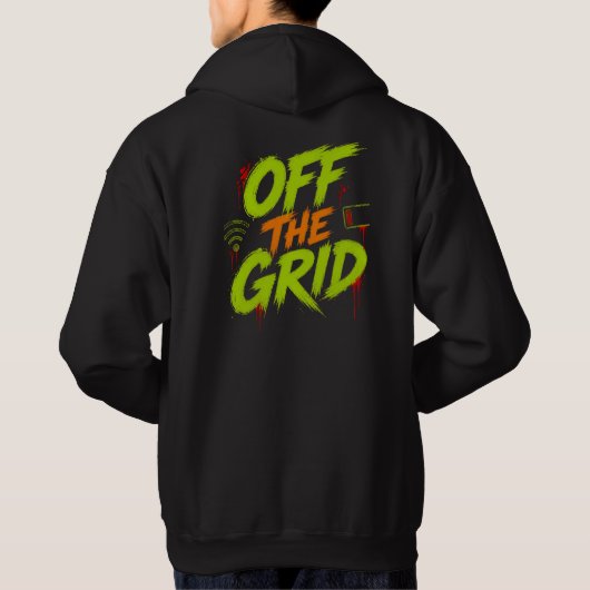 Technologie en werk op afstand hoodie (Achterkant)