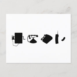 Technologie Evolutionstheorie des Telefon  Briefkaart
