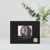 Technologie gebruiken briefkaart (Staand voorkant)