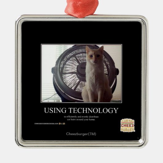 Technologie gebruiken metalen ornament (Voorkant)