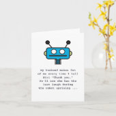 Technologie-Humor: Siri en de Robot-opstand Kaart (Gele Bloem)