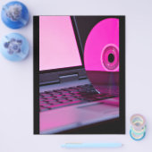 Technologie in stijl flyer (Enkel)