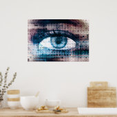 Technologie-innovatie met elektronisch oog poster (Keuken)