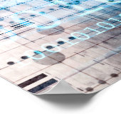 Technologie-innovatie met elektronisch oog poster (Hoek)