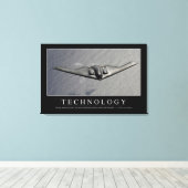 Technologie: Inspirerend prijsopgave Canvas Afdruk (Insitu (Houten vloer))