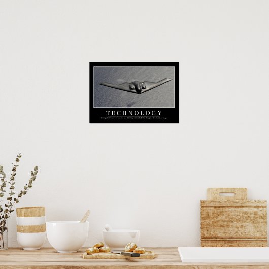 Technologie: Inspirerend prijsopgave Poster (Keuken)