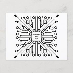 Technologie is mijn muze briefkaart