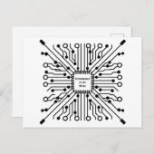 Technologie is mijn muze briefkaart (Voorkant / Achterkant)