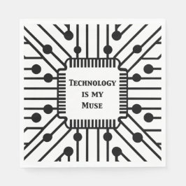 Technologie is mijn muze servet
