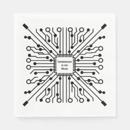 Technologie is mijn muze servet