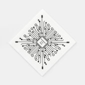 Technologie is mijn muze servet (Hoek)