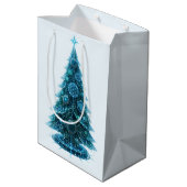 Technologie Kerstboom Medium Cadeauzakje (Achterkant Gekanteld)
