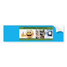 Technologie Liefdevolle Bumpersticker