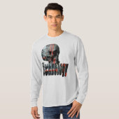 Technologie-Logo en computerschedel T-shirt (Voorkant volledig)