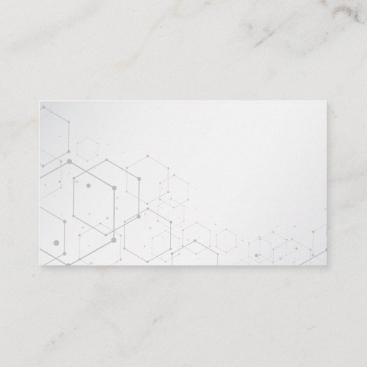 Technologie | Logo met microchip Visitekaartje (Achterkant)