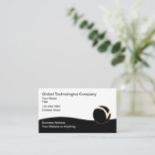 Technologie Logo Unieke Visitekaartjes (Staand voorkant)