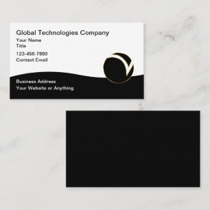 Technologie Logo Unieke Visitekaartjes