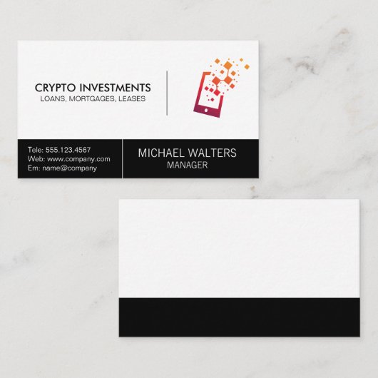 Technologie-Logo Visitekaartje (Voorkant / Achterkant)