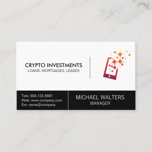 Technologie-Logo Visitekaartje (Voorkant)