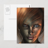 Technologie-mens Briefkaart (Voorkant / Achterkant)