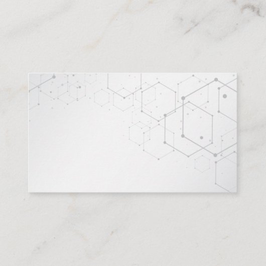 Technologie | Modern | QR-code Visitekaartje (Achterkant)