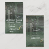 Technologie Moederbord Computer Tech Repair Visitekaartje (Voorkant / Achterkant)