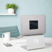 Technologie printplaat naadloos patroon sticker (Laptop op bureau)