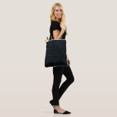 Technologie printplaat naadloos patroon tote bag (Op model)