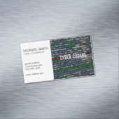 Technologie | Programmeur | Coder Magnetisch Visitekaartje (Voorbeeld)