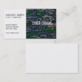 Technologie | Programmeur | Coder Visitekaartje (Voorkant / Achterkant)