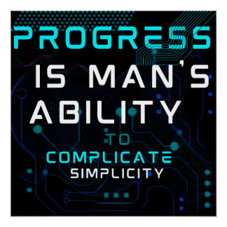 technologie tech Vooruitgang Perfect Poster