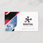 Technologie, Veiligheid, Digitale Dienst, Technolo Visitekaartje (Achterkant)