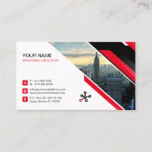 Technologie, Veiligheid, Digitale Dienst, Technolo Visitekaartje (Voorkant)