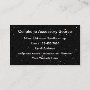 Technologie voor accessoires voor mobiele telefoon visitekaartje