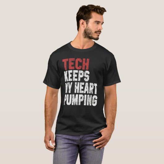 Technologie voor mannen Technologie Cybercodering  T-shirt (Voorkant volledig)