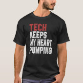 Technologie voor mannen vrouwen Technologie Cyber T-shirt (Voorkant)