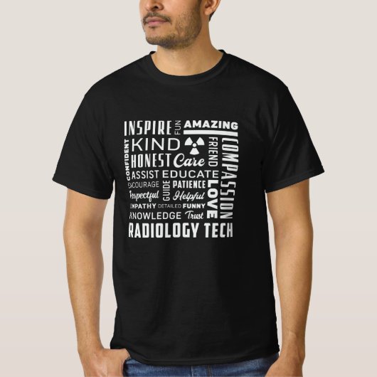 Technologie voor radiologie Tech Tech Rad Tech X-R T-shirt (Voorkant)