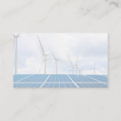 technologie voor zonnewind | Voedingsenergie Visitekaartje (Achterkant)